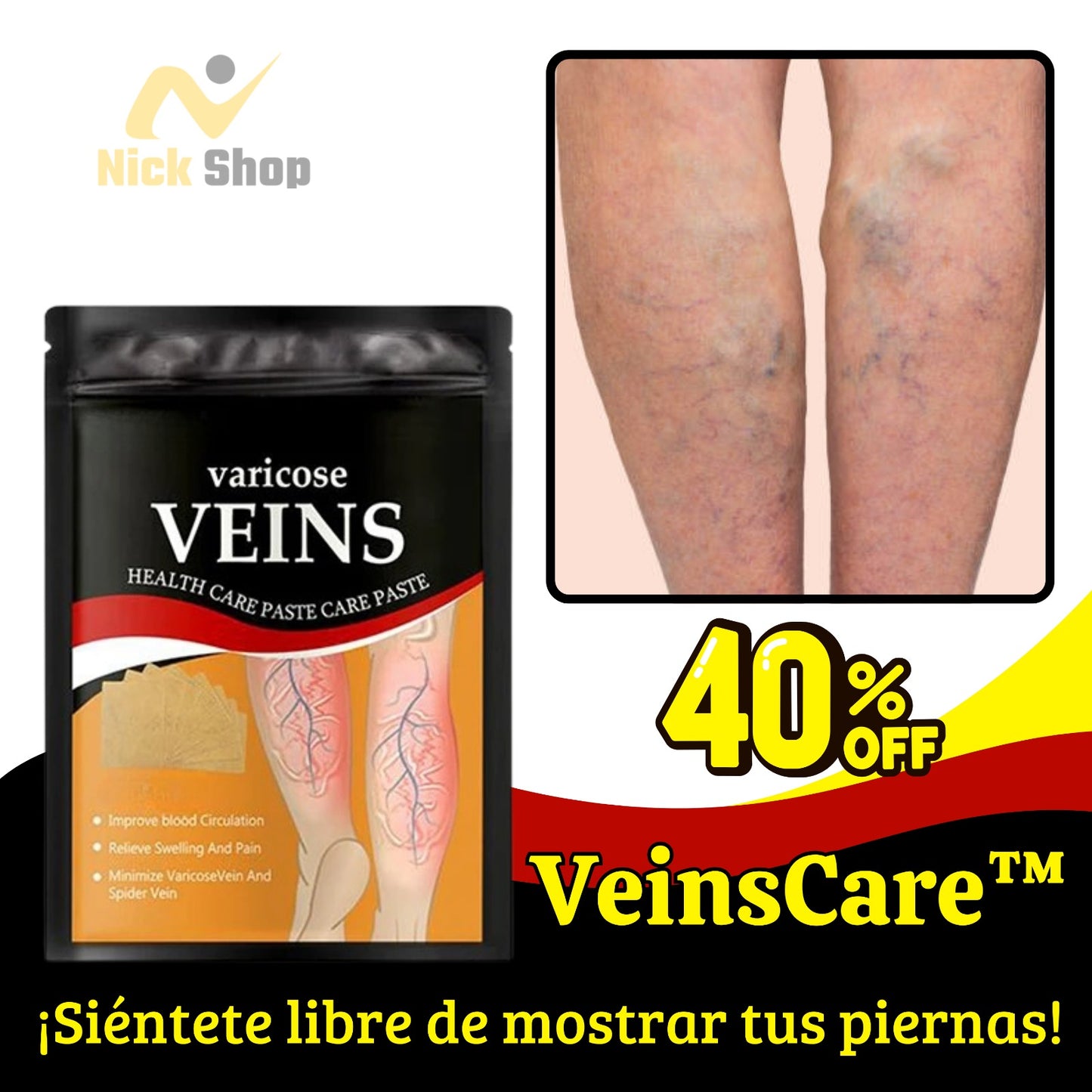 VEINS CARE™ - Pack 24 Parches Para Varices