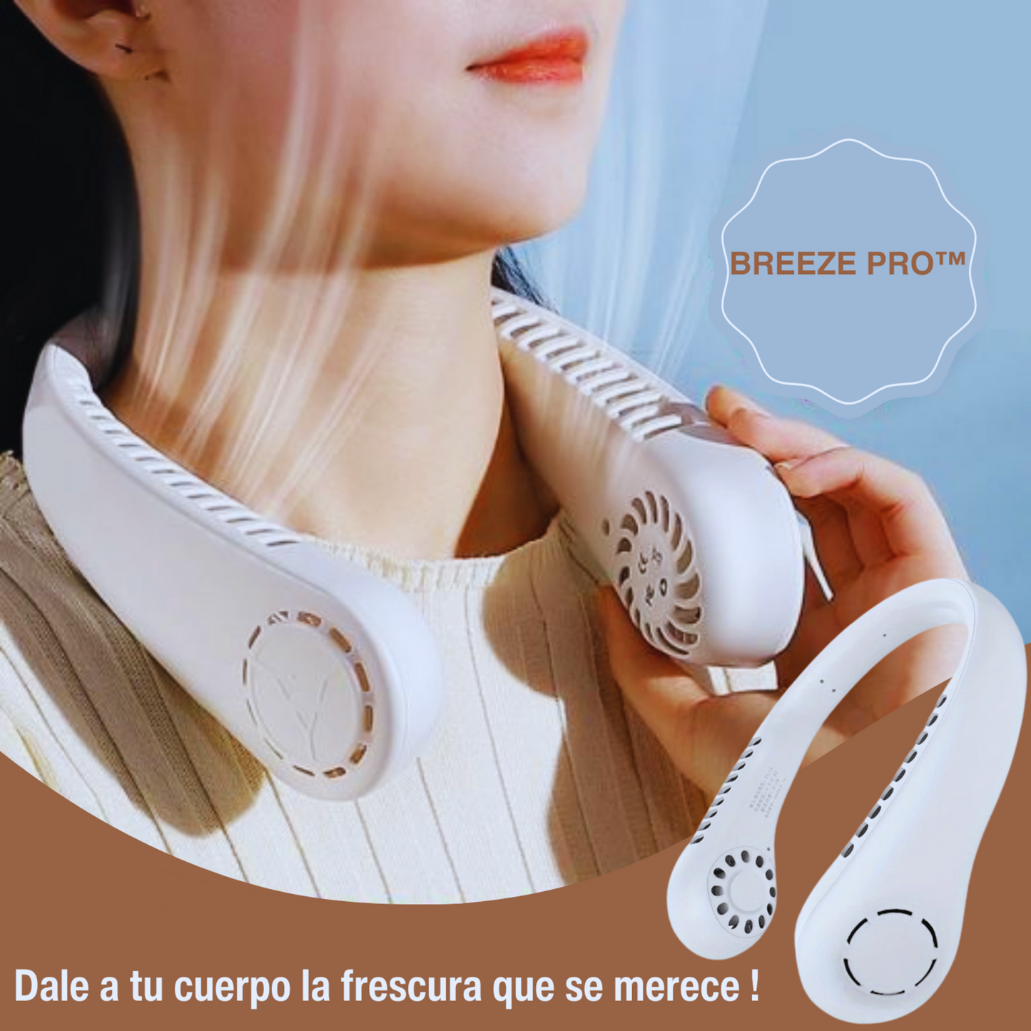 Ventilador De Cuello Portátil Full - Fresh