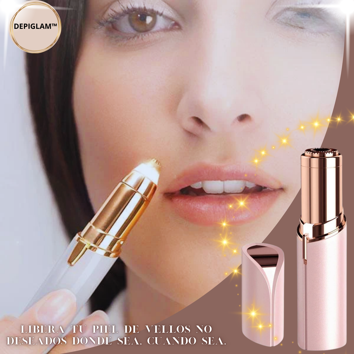 DEPILADORA DE PRECISIÓN FACIAL DEPIGLAM™