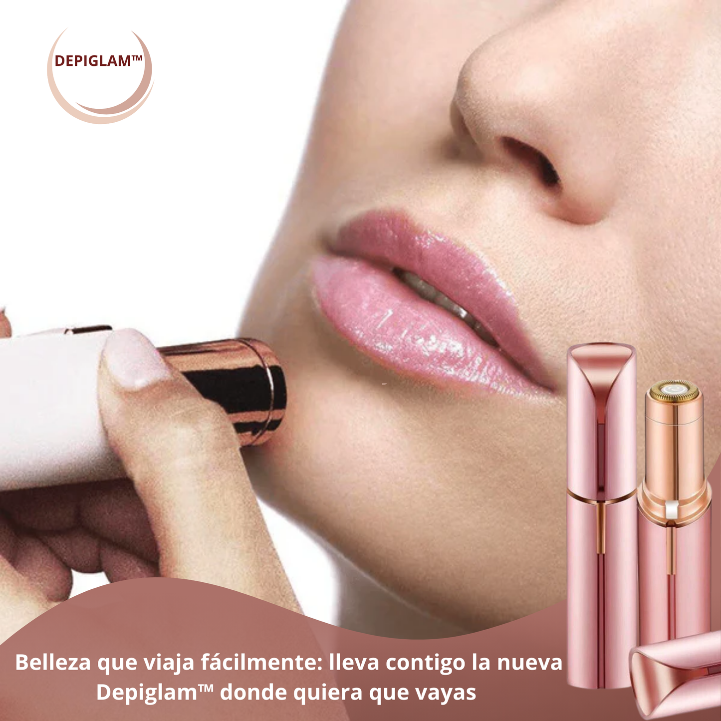 DEPILADORA DE PRECISIÓN FACIAL DEPIGLAM™