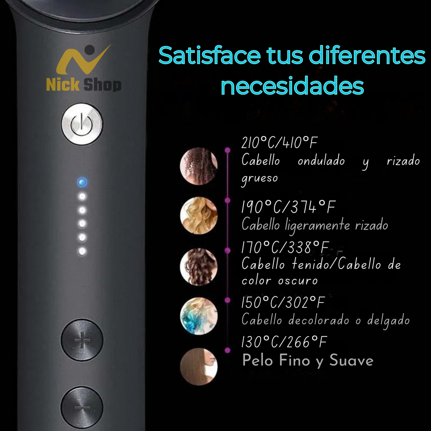 Cepillo Alisador De Cabello Hair Shine™